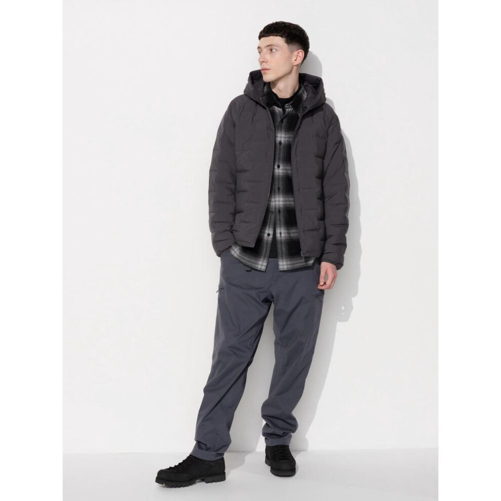(08 DARK GRAY/3XL) Uniqlo Japan Heattech Warm Easy Pants