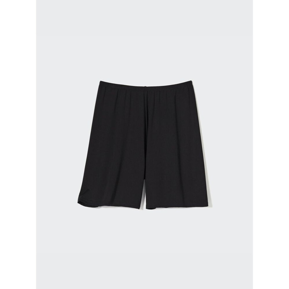(09 BLACK/XS) Uniqlo Japan Airism Culotte Petticoat