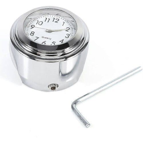 Motorcycle Handlebar Thermometer, 7/8" Water Resistant Temperature Dial Indicator