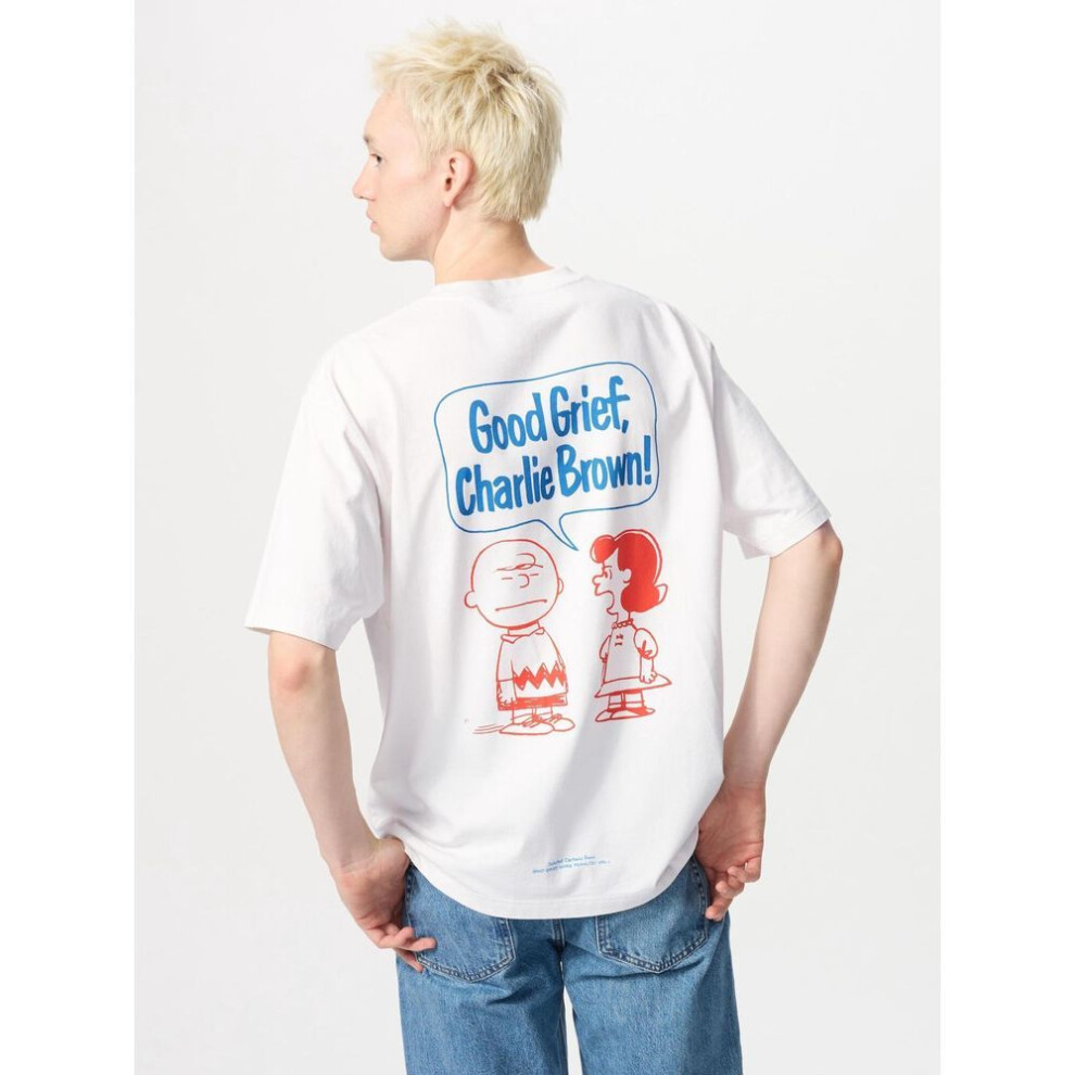 (01 OFF WHITE/XXL) Uniqlo Japan Peanuts Ut Oversized Fit