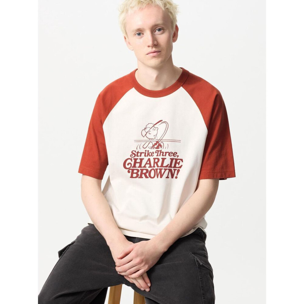 (27 ORANGE/4XL) Uniqlo Japan Peanuts Ut Oversized Fit