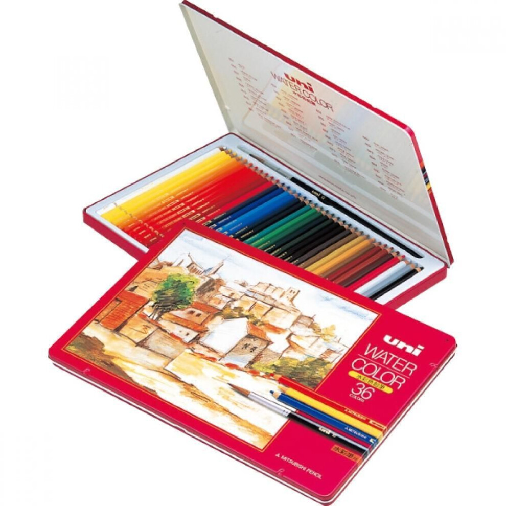 Mitsubishi Pencil Uni Watercolor 36 Color Set