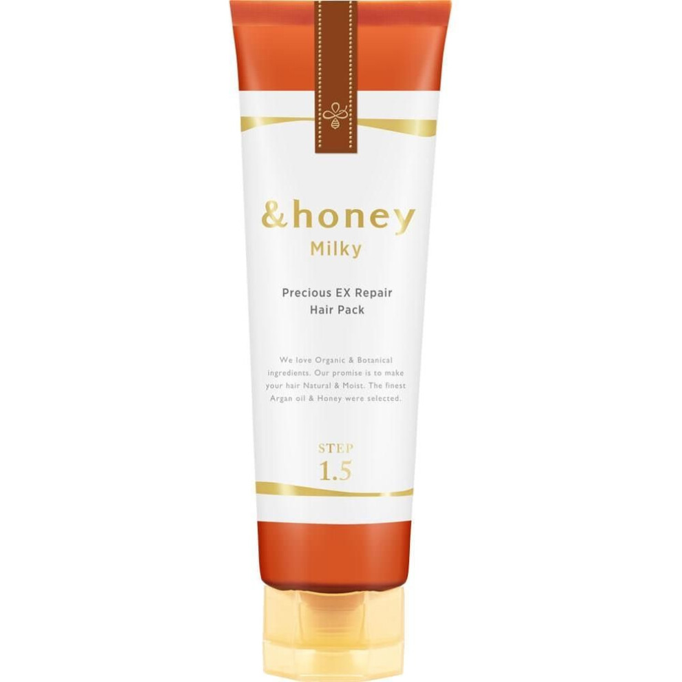 And Honey Co.  Ltd. Why Clear And Honey Milky Precious Ex Repure Hair Pack 1.5 130g