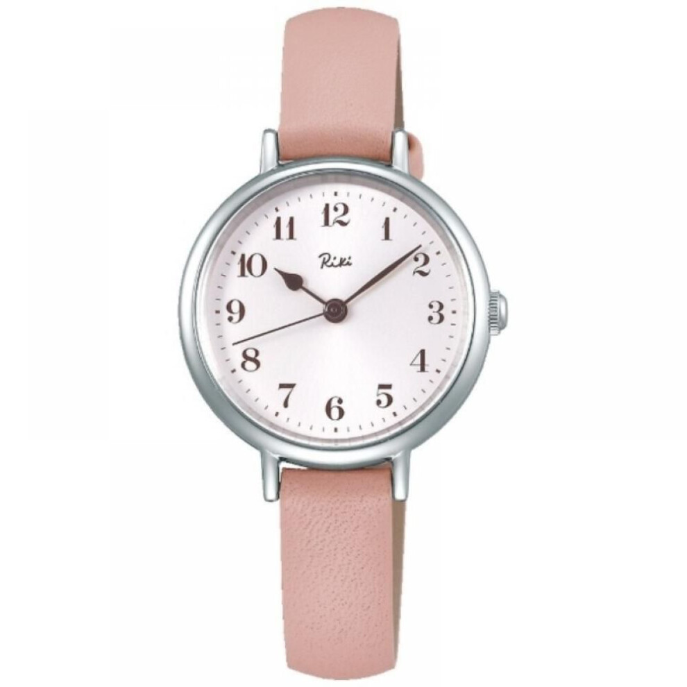 Alba [quartz Watch] Riki  Riki  Classic Ladies Akqk447 Peach Flower Color  Momo Isn T There
