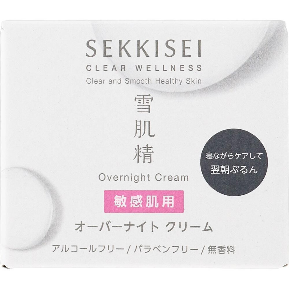 Sekkisei Clear Wellness Kose Sekkkisei Clear Wellness Overnight Cream 40g