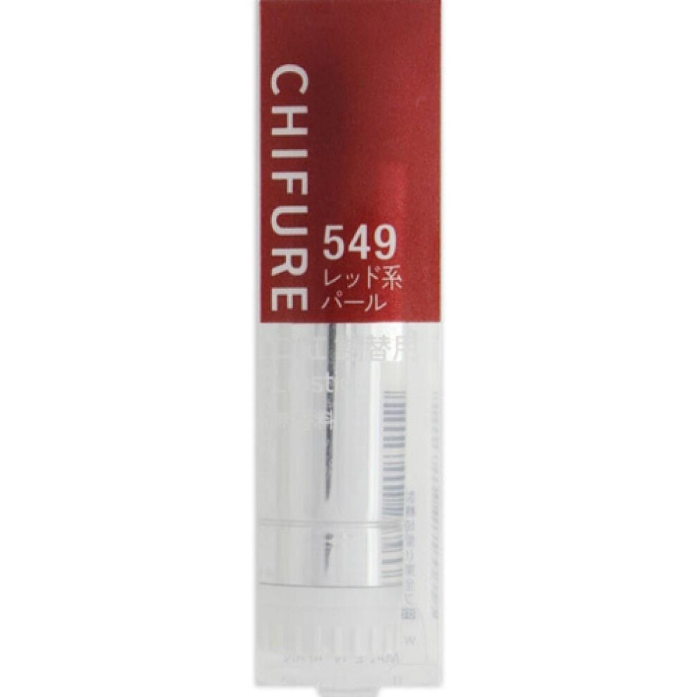 Chifure Lipstick  Refill  549 Red Pearl 1 Piece