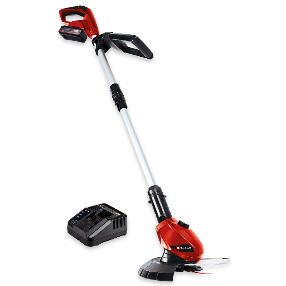 Einhell Cordless Strimmer 24cm 18V Lawn Trimmer With Battery &Blades GE-CT 18 Li