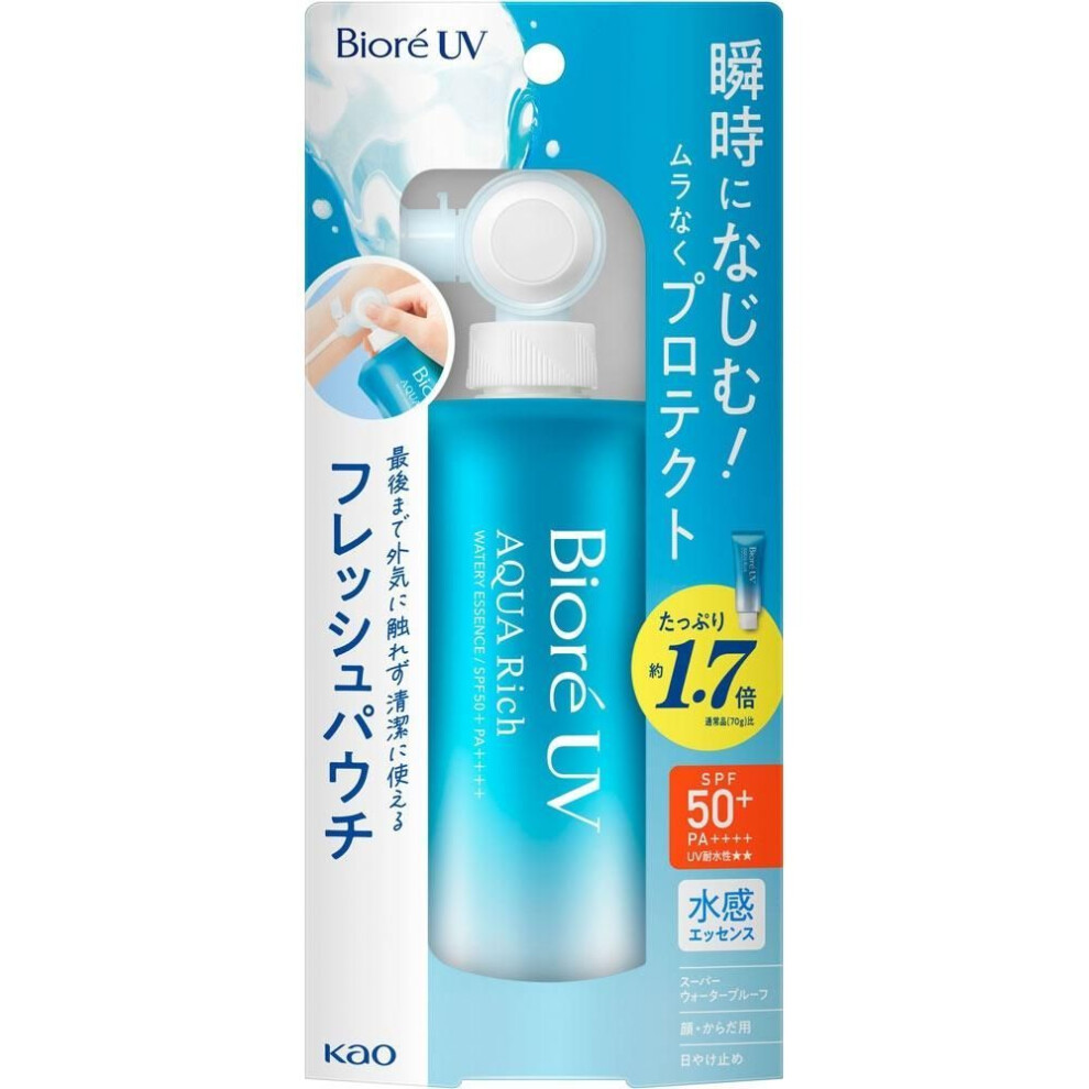 Biore Uv Aqua Rich Watery Essence Fresh Peach 120g Kao