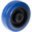 100mm Rad mit blauem elastischen Gummi auf Nylonkern 1