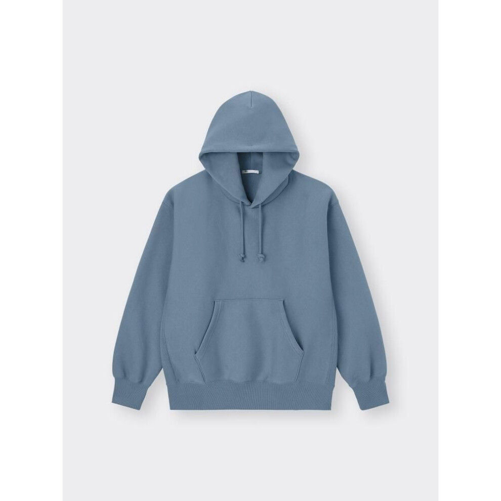 (74 PURPLE/S) Gu By Uniqlo Heavyweight Sweat Hoodie  Long Sleeve  +os  Us Specification