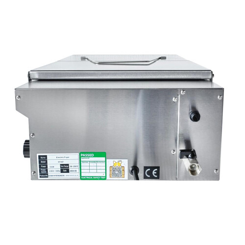 Electric Deep Doughnut Fryer Machine Drain 1
