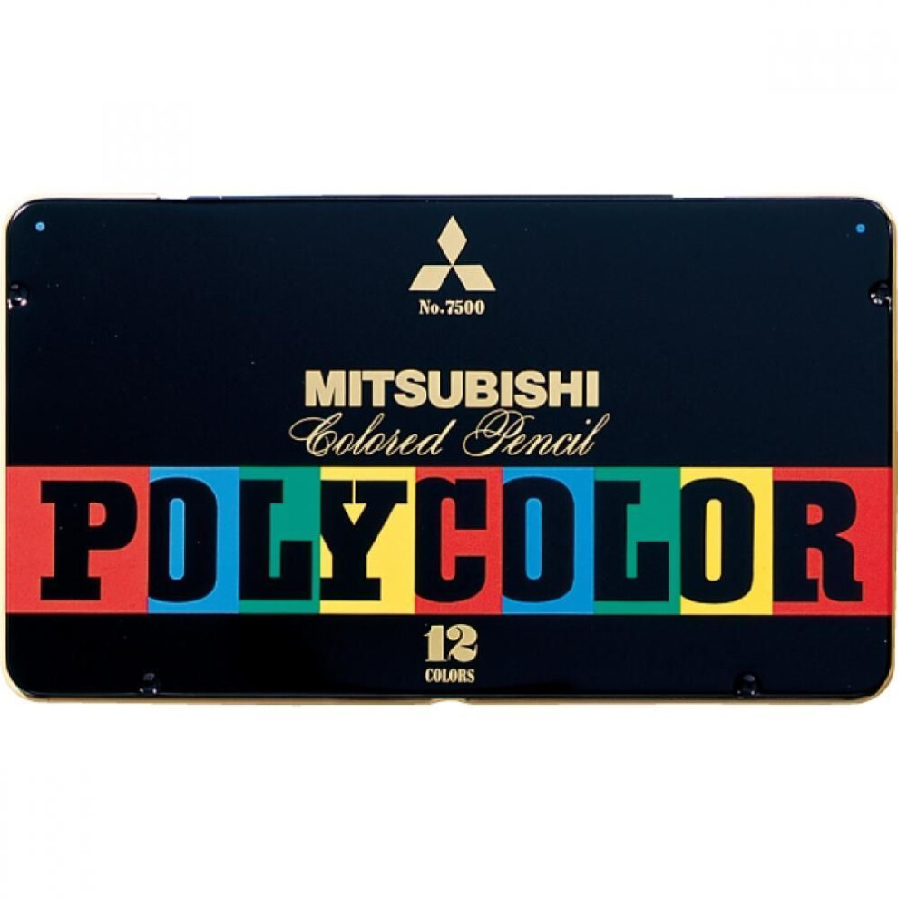 Mitsubishi Pencil Poly Color 750 12 Color Set