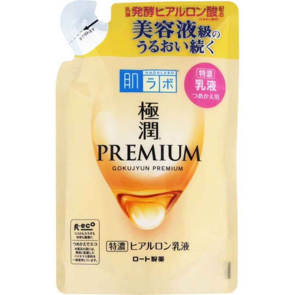Hada Labo Gokujun Premium Hyaluronic Lotion Refill 140ml