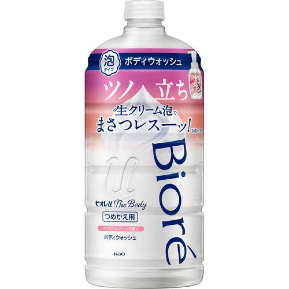 Biore U Za Body Biore U The Body bUbble Type Brilliant boUqUet Fragrance Refill 780ml