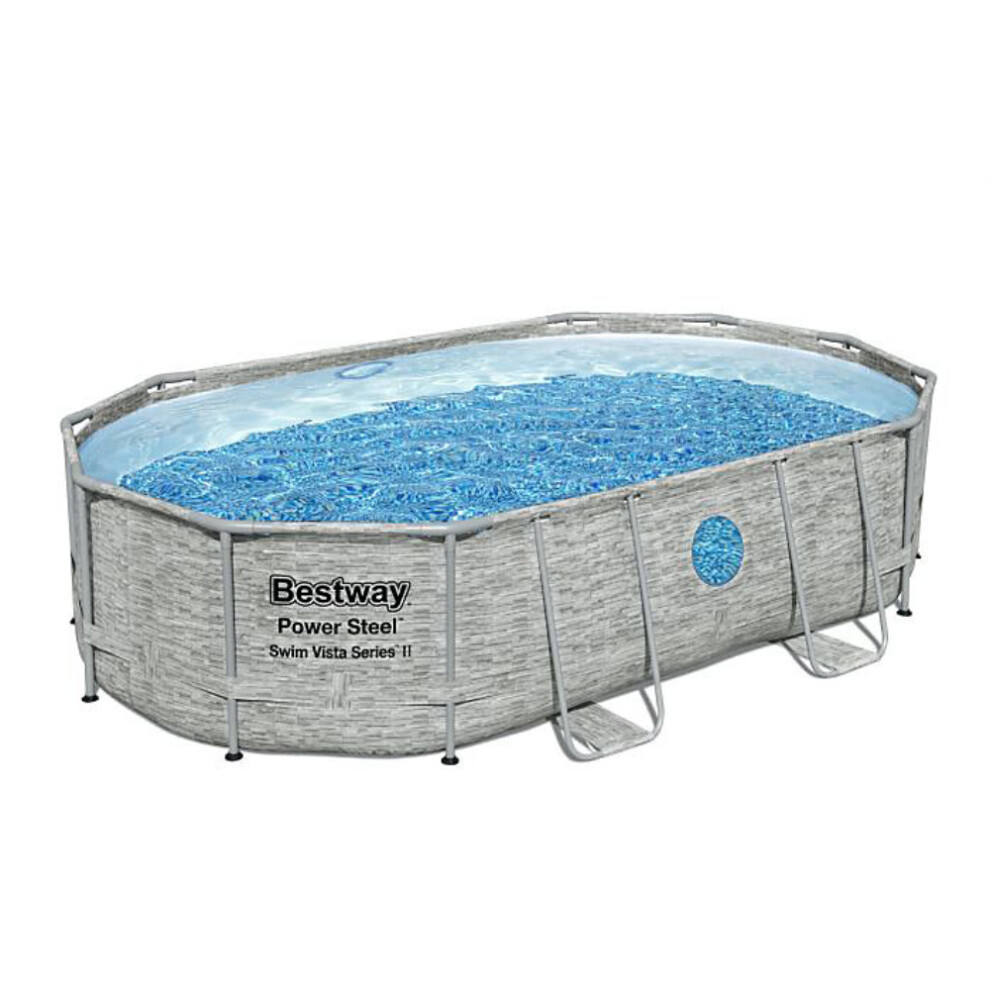 Bestway Steel Pro MAX 16' x 10' x 42" Splashview Oval Pool Set
