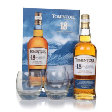 Tomintoul 18 Year Old Gift Pack with 2x Glasses 70cl 40%