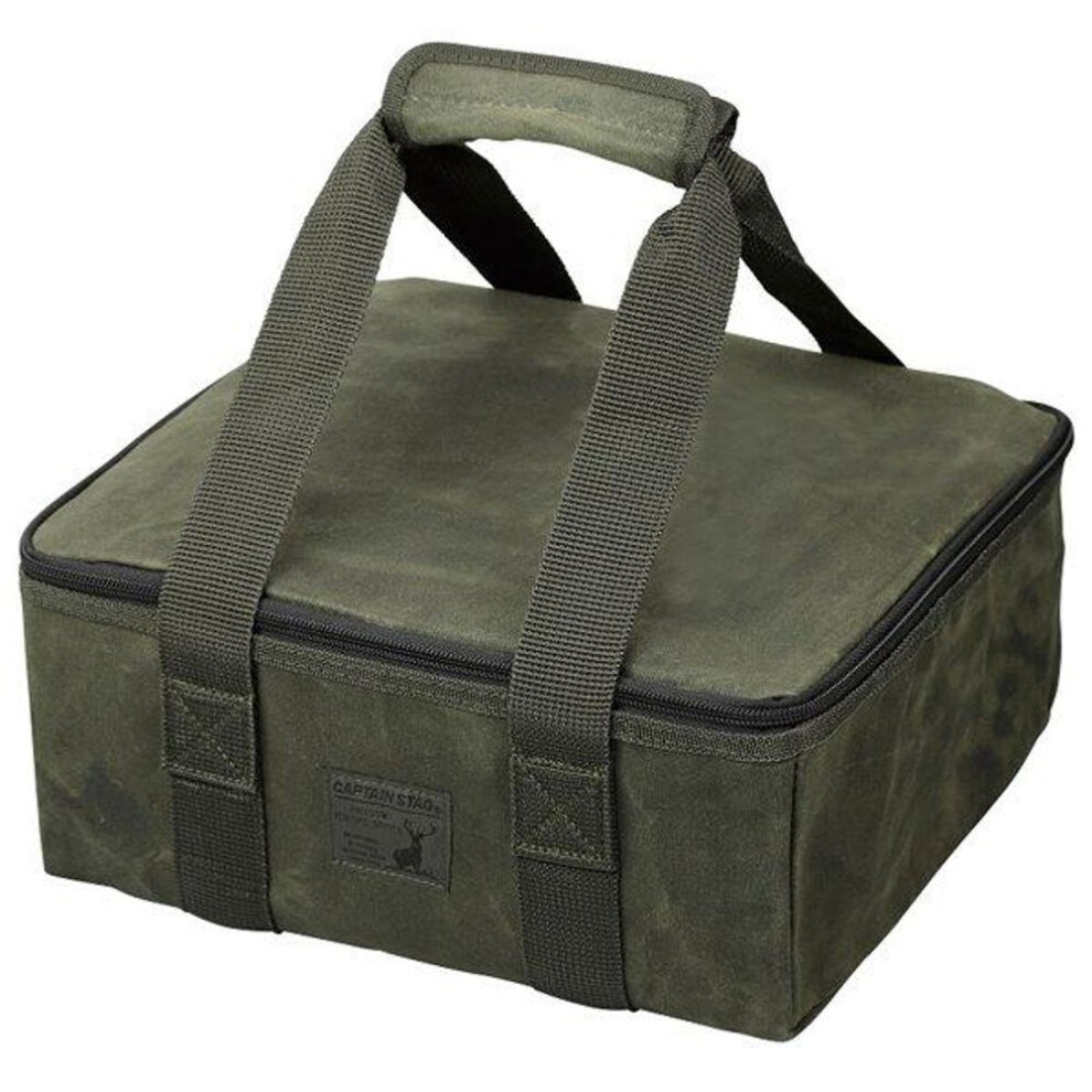 Captain Stag Captain Stag Ug 3073 [dutch Oven Bag Skillet Bag Storage Cotton Canvas 22cm Olive]