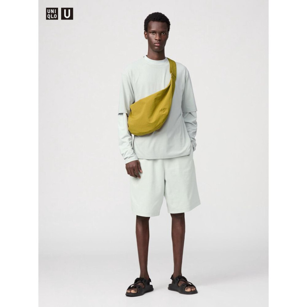 (50 LIGHT GREEN/S) Uniqlo Japan Stretch Dry Ex Shorts