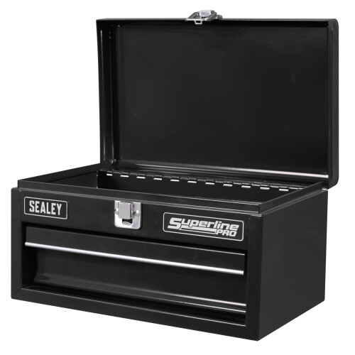 Sealey Mini Toolbox 1 Drawer Black - APMTB2 1
