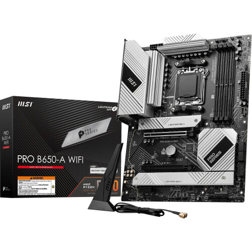 MSI Bureaucomputer - MSI - PRO B650-A WIFI - AM4-processor - 64 GB RAM - Ingebouwde Wi-Fi