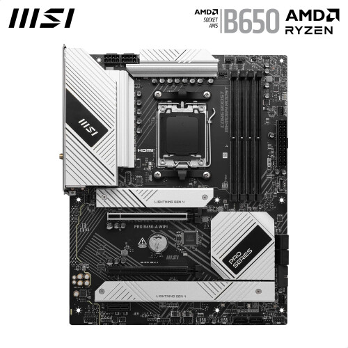 MSI Bureaucomputer - MSI - PRO B650-A WIFI - AM4-processor - 64 GB RAM - Ingebouwde Wi-Fi 1