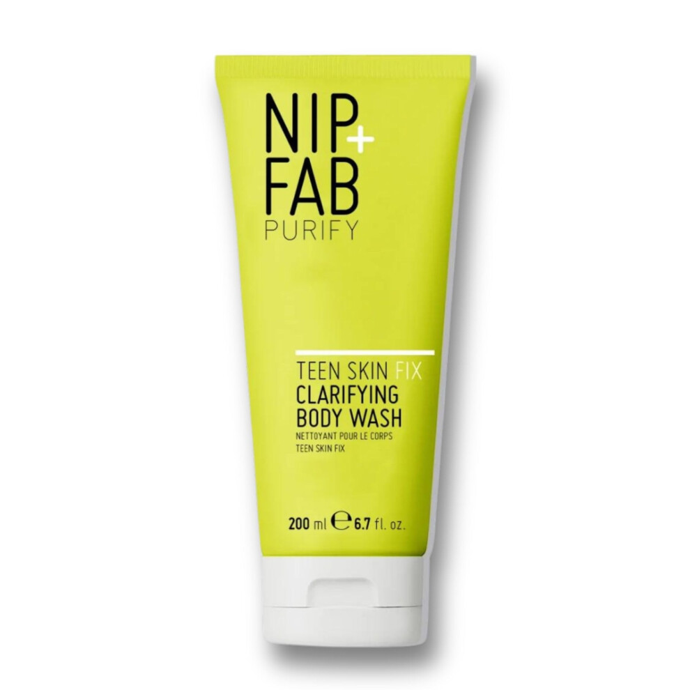 Teen Skin Fix Clarifying Body Wash with Salicylic Acid & Wasabi Extract for Skin Purifying and Redness Reducing, 200 ml