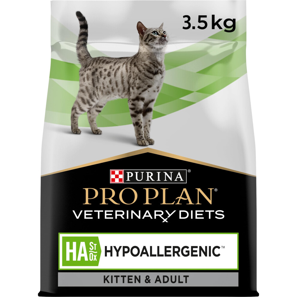Purina Pro Plan Veterinary Diets Ha Hypoallergenic Dry Cat Food 3.5Kg