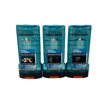 L'Oréal Men Expert Cool Power Fresh Extreme Shower Gel for Men 300 ml Pack of 3