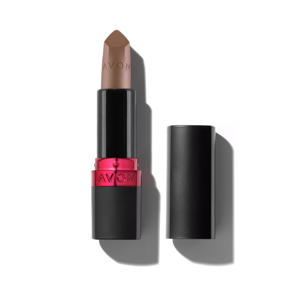 Ultra Matte Lipstick Coffee Date with Vitamin E, Avocado Oil and Sesame Oil for Comfortable Coverage that Won't Cake, Crack or Dry, Cruelty Free