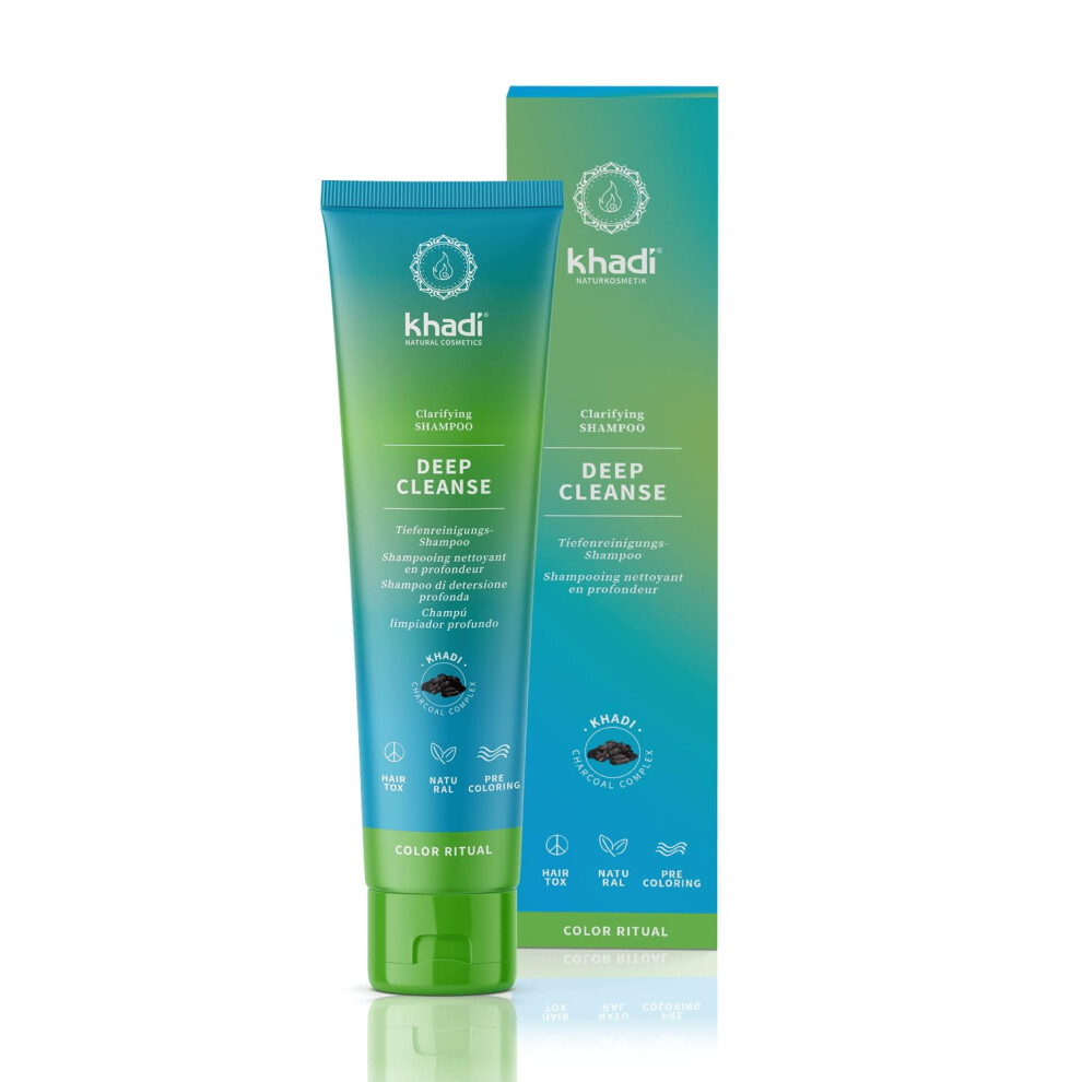 Khadi Deep Cleanse Ayurvedic Clarifying Shampoo | 5 Oz | Intensive Clarifying Deep Cleansing Of Hair And Scalp | 100% Natural, Silicone, Sulfate & Par
