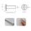M4 Door Knobs Cabinet Handles Screws,90 Pcs Machine Bolts Assorted, Fixing Handles For Kitchen,Drawer,Cupboard,Bathrooms, 2