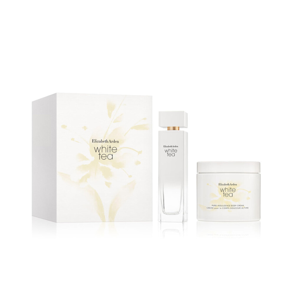 WHITE TEA Eau de Toilette 100ml 2-piece Gift Set, floral perfume, luxury fragrance gifting for women