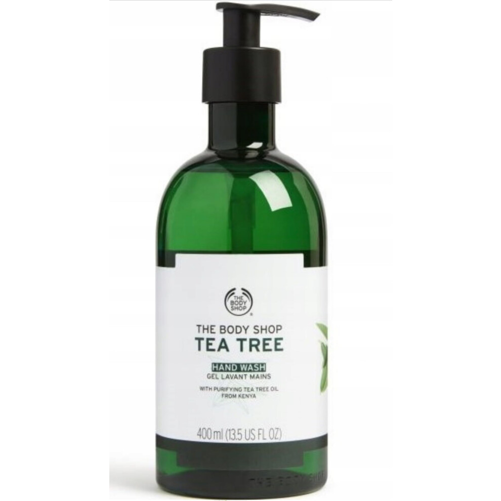 Tea Tree Vegan Anti Bacterial Hand Wash with Purifying Tea Tree Oil Green Scent 400 ml