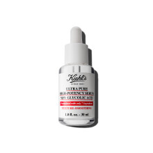 Kiehl's Ultra Pure High-Potency 9.8% Glycolic Acid Serum (3605972791276), 30 ml – Concentrated Exfoliating for All Skin Types, Refines Texture