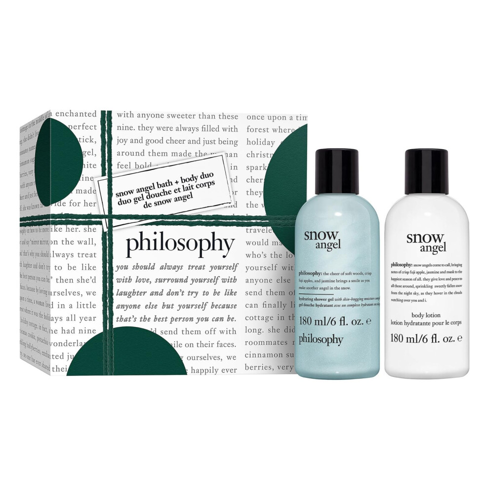 2 Piece Snow Angel Holiday Giftset including Shower Gel 180ml and Body Lotion 180ml