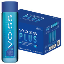 Water, VOSS UK Plus, Artesian Still Water with Aquamin, Minerals and Electrolytes, Bulk pack of 24 x 500 ml