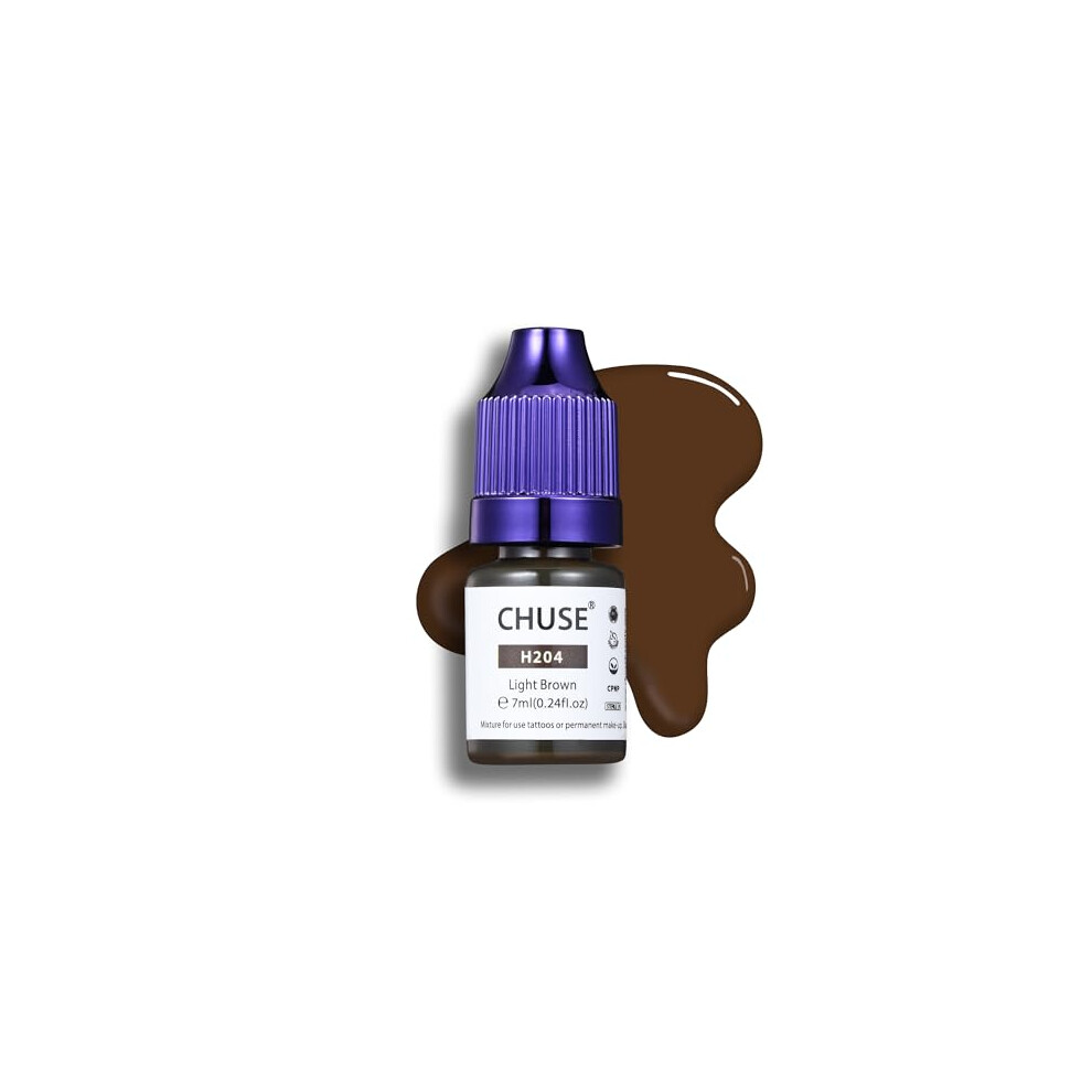 Chuse Brown Pmu Hybrid Liquid Eyebrow Pigments 0.24Oz/7Ml (H204 Light )