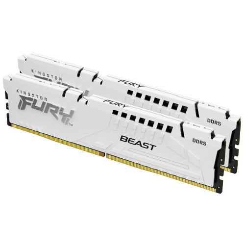 Kingston RAM - KINGSTON - 32Go DDR5 - CL36 - 6000MT/s - Blanco - DIMM - Kit de 2