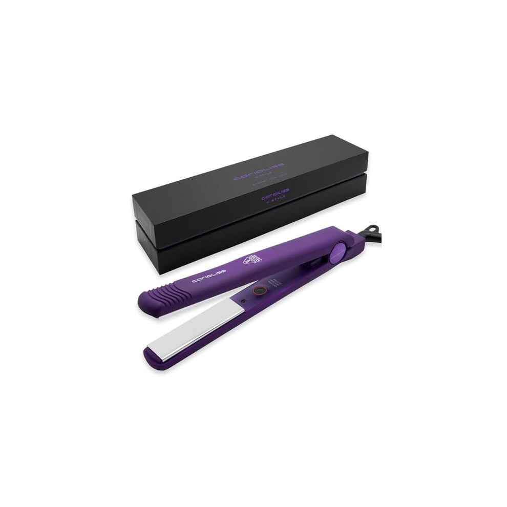 C-Style | Hair Straightener for Women | Professional Titanium Plates | Ionic Flat Iron | Temperature Control 165C to 220C | Straightening and
