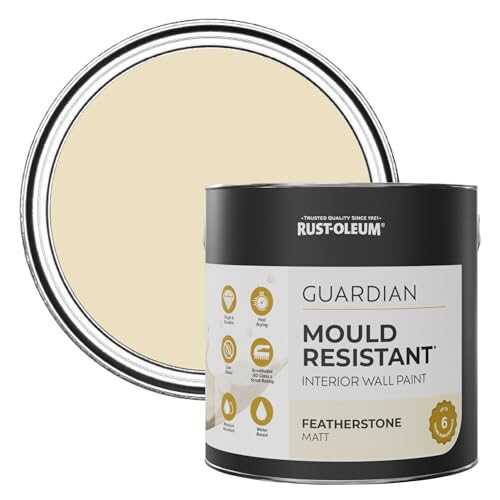 Rust-Oleum Beige Guardian Mould Resistant Wall Paint - Featherstone 2.5L