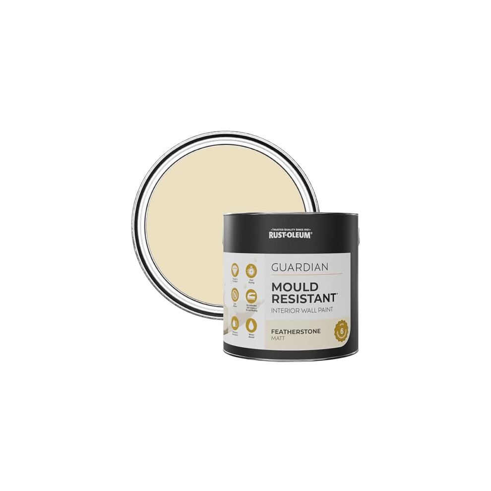 Rust-Oleum Guardian Mould Resistant Wall Paint - Featherstone 2.5L Beige