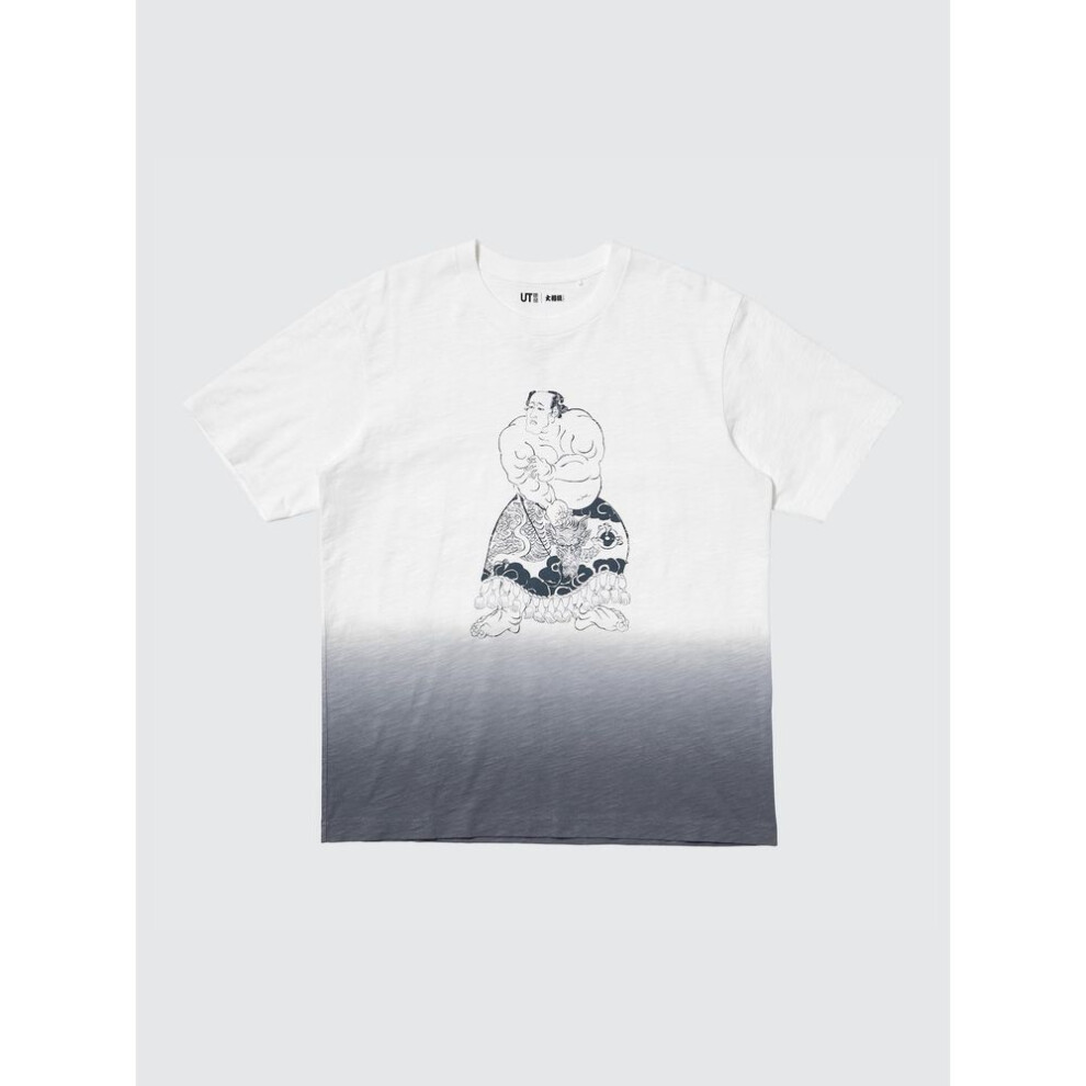 (01 OFF WHITE/L) Uniqlo Japan Japanese Pattern  Sumo  Ut