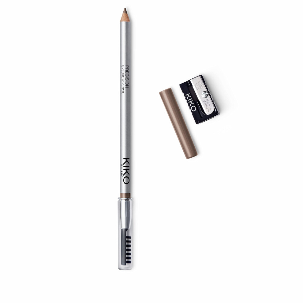 Kiko Milano Precision Eyebrow Pencil 03, Eyebrow Pencil With Micro-Precision Hard Formula And Separator Comb