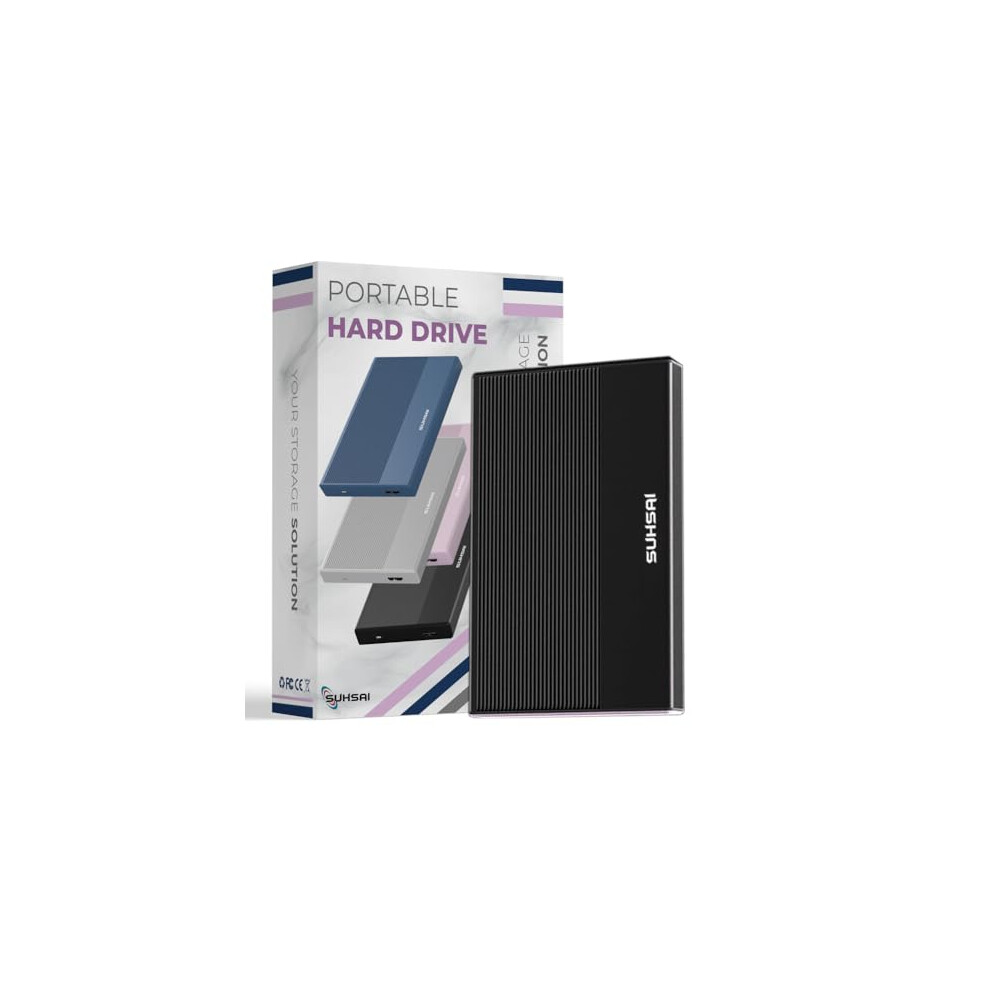 External Hard Drive 500Gb Backup Data Storage Hdd - 2.5" Memory Expansion Portable Hard Drive Usb 3.0 Ultra Slim Hard Drive Compatible With Mac, 6016509755765