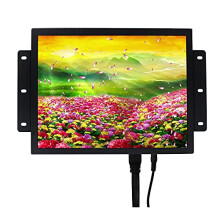 12.1 inch 800x600 4:3 700nit TFT LCD Monitor, DVI HDMI VGA Video Input,Dual Speakers,Portable Industrial Monitor for CNC Machine