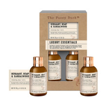 The Fuzzy Duck Bergamot, Hemp & Sandalwood Men's Luxury Essentials Gift Set - Vegan Friendly (Pack of 1)