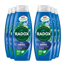Mineral Therapy Feel Awake Men 2in1 Body Wash & Shampoo For Men with Fennel & Sea Minerals Scent - 675ml (Pack of 6)