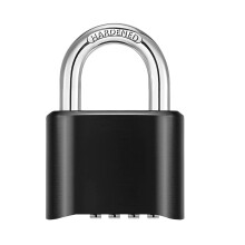 Outdoor Combination Padlock with 4 Digit Code, 52mm Heavy Duty Combination Lock for Gym Locker, [Weatherproof] Pad Lock with 8mm Steel Shackle for