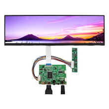 12.6 inch 1920x515 NV126B5M-N41 IPS LCD Screen and 2Mini HD-MI Micro USB Audio Controller Board VS-RTD2556HM-V1