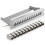12 Port CAT7 Patch Panel Set Patch Panel Distribution Panel Modular 1 U 10 Inch Rack Mounting + 12x CAT 7 Keystone Module RJ45 LAN Network 10 Gbit/s 1